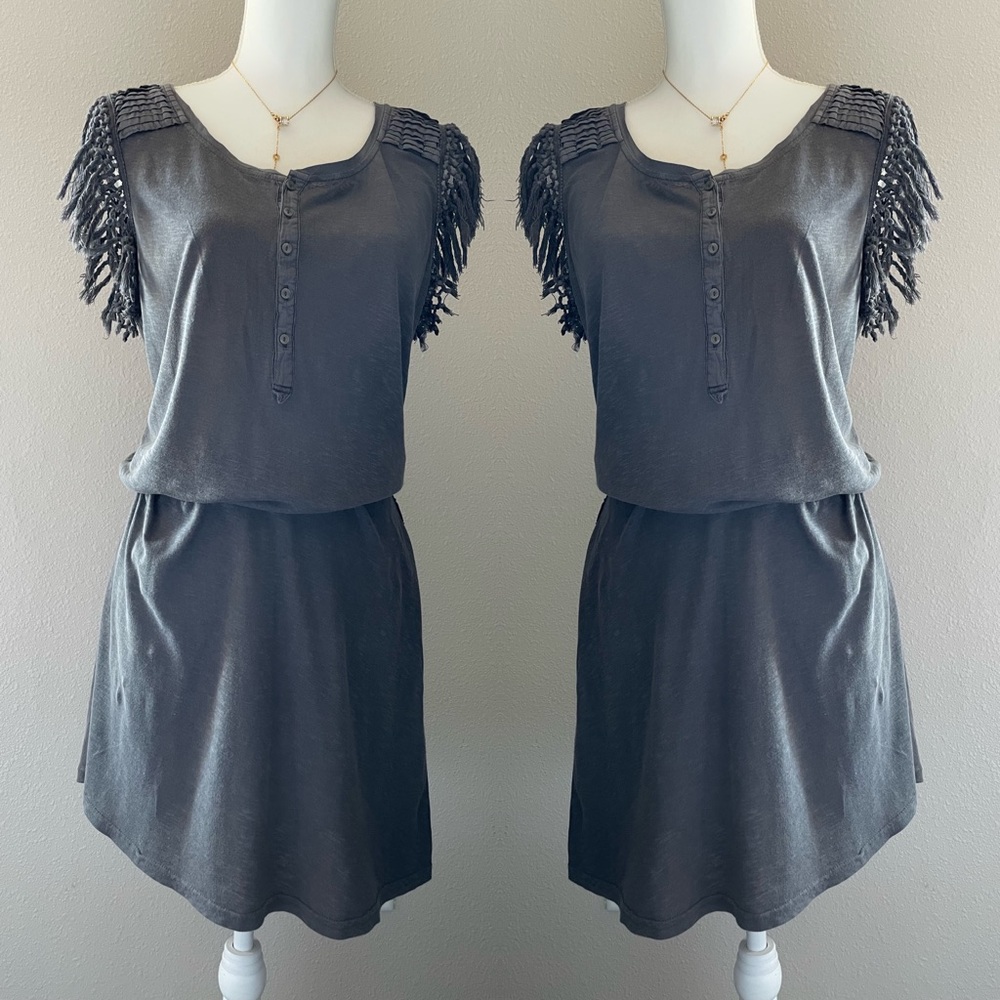 Maison scotch grey cotton dress size S/M